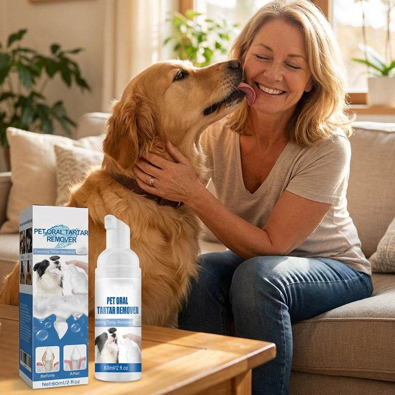 🐶🐱 Mousse de détartrage pour chiens