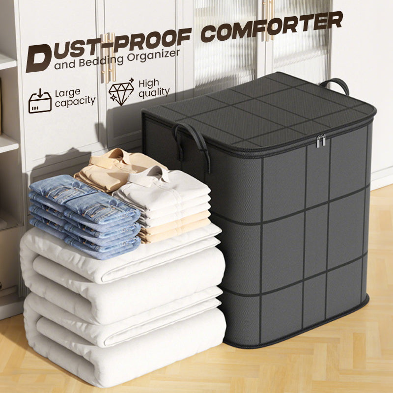 🔥 🔥 Temps limité : 50% DE RÉDUCTION❗️❗️🧺🛏️ Housse de rangement anti-poussière pour couettes et linge de lit – Grande capacité, tissu non-tissé résistant et design pliable 🌿