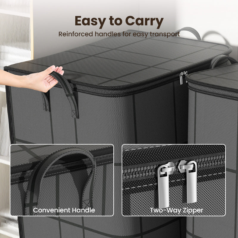 🔥 🔥 Temps limité : 50% DE RÉDUCTION❗️❗️🧺🛏️ Housse de rangement anti-poussière pour couettes et linge de lit – Grande capacité, tissu non-tissé résistant et design pliable 🌿