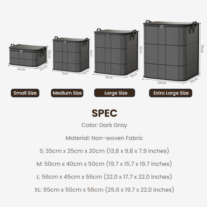 🔥 🔥 Temps limité : 50% DE RÉDUCTION❗️❗️🧺🛏️ Housse de rangement anti-poussière pour couettes et linge de lit – Grande capacité, tissu non-tissé résistant et design pliable 🌿