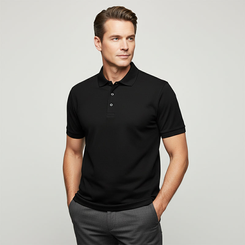 Polo à manches courtes pour homme – Coupe slim et sportive