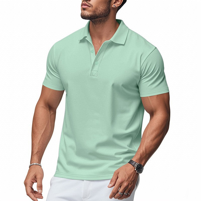 Polo à manches courtes pour homme – Coupe slim et sportive