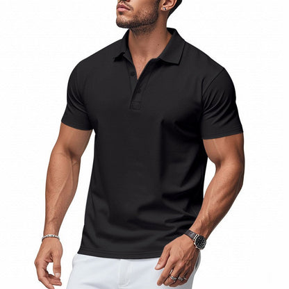 Polo à manches courtes pour homme – Coupe slim et sportive