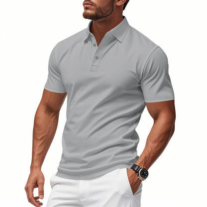 Polo à manches courtes pour homme – Coupe slim et sportive