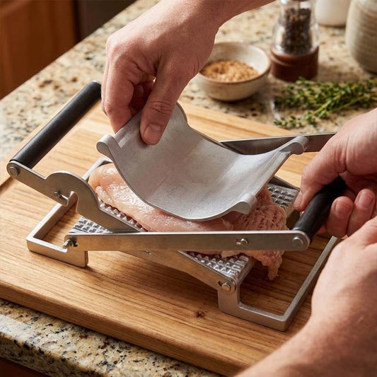 🥩 Coupe-viande et aplatisseur manuel