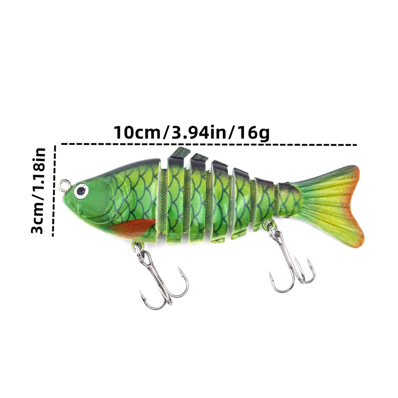 🎣 Économisez 50 % ! 🐟 Leurre de pêche articulé bionique / Swimbait & Wobbler