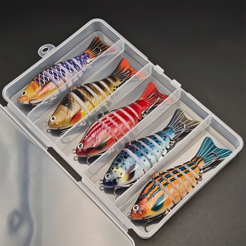 🎣 Économisez 50 % ! 🐟 Leurre de pêche articulé bionique / Swimbait & Wobbler