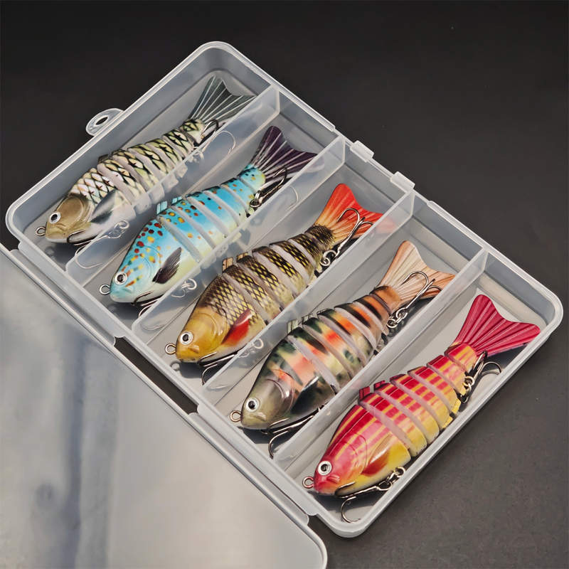 🎣 Économisez 50 % ! 🐟 Leurre de pêche articulé bionique / Swimbait & Wobbler