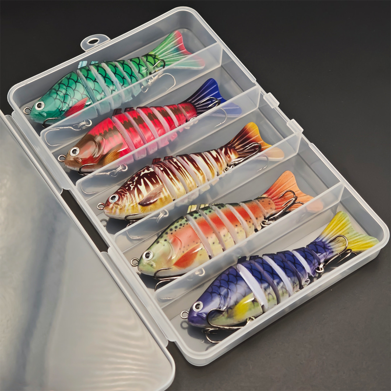 🎣 Économisez 50 % ! 🐟 Leurre de pêche articulé bionique / Swimbait & Wobbler