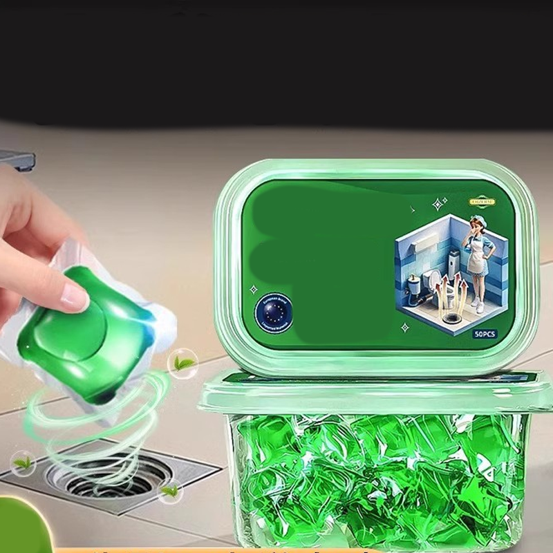 Pastilles nettoyantes et désodorisantes pour canalisations