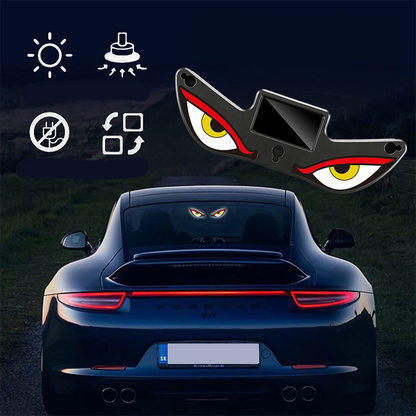 Éclairage LED solaire Demon Eyes pour vitre de voiture