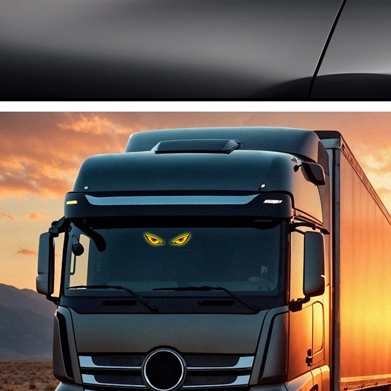 Éclairage LED solaire Demon Eyes pour vitre de voiture