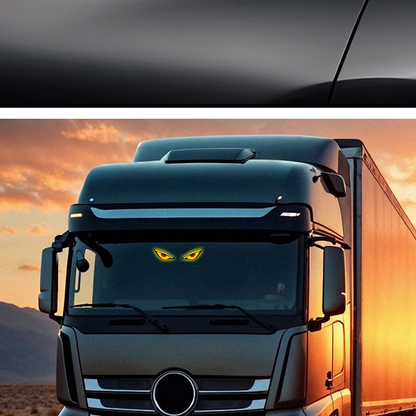Éclairage LED solaire Demon Eyes pour vitre de voiture