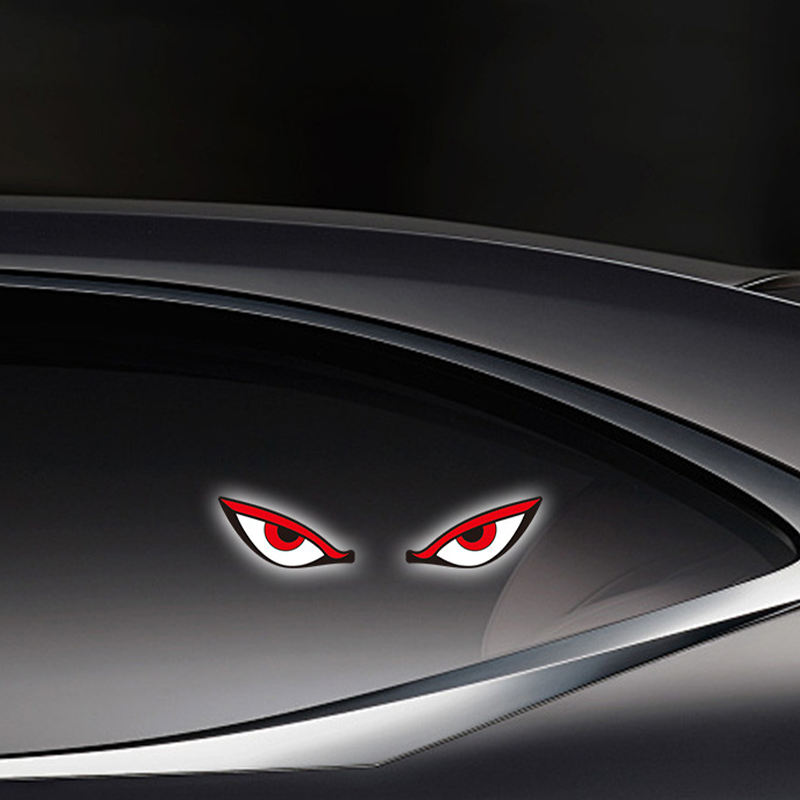Éclairage LED solaire Demon Eyes pour vitre de voiture