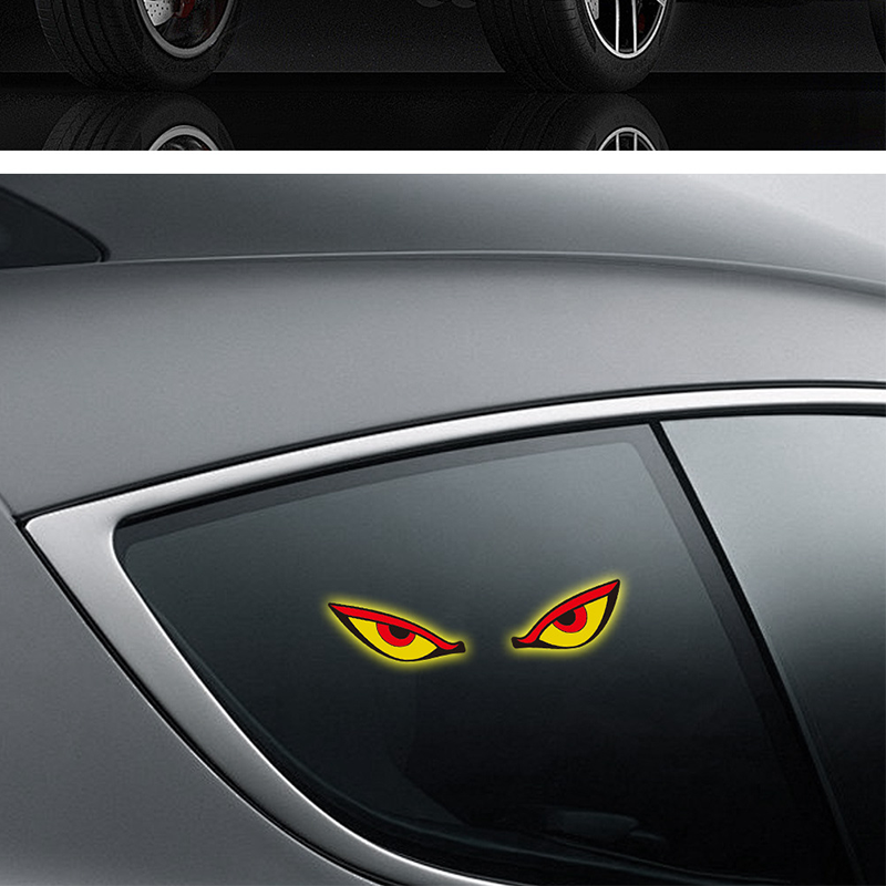 Éclairage LED solaire Demon Eyes pour vitre de voiture