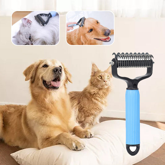 Brosse double face pour animaux pour le soin du pelage