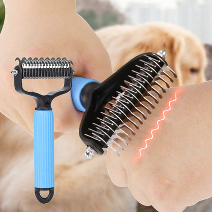 Brosse double face pour animaux pour le soin du pelage