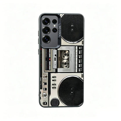 Coque de téléphone cassette rétro