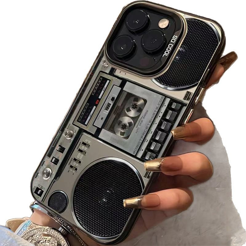 Coque de téléphone cassette rétro
