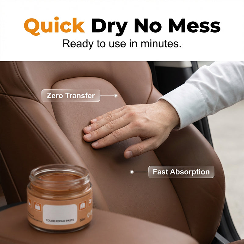 Offre limitée – Crème de réparation de cuir imperméable en couleur 🛋️