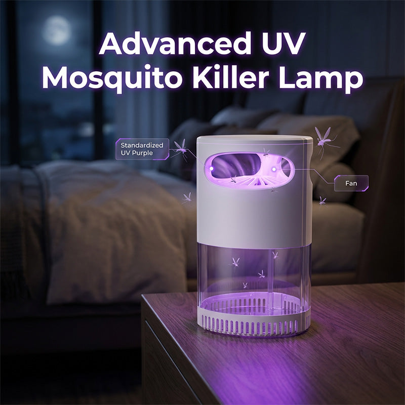🦟 Piège à moustiques UV silencieux / Destructeur d'insectes | Sans bruit & sans produit toxique | Alimenté par USB | Parfait pour la chambre 😴💤