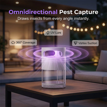 🦟 Piège à moustiques UV silencieux / Destructeur d'insectes | Sans bruit & sans produit toxique | Alimenté par USB | Parfait pour la chambre 😴💤