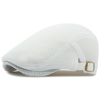 Casquette plate respirante avec sangle réglable