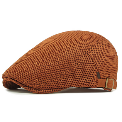 Casquette plate respirante avec sangle réglable