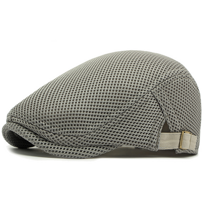 Casquette plate respirante avec sangle réglable