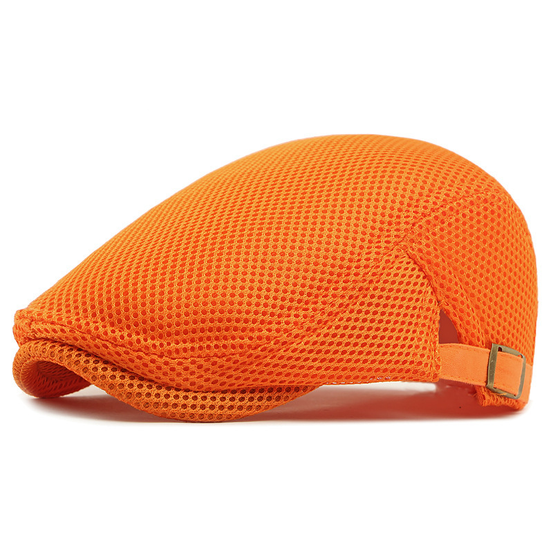 Casquette plate respirante avec sangle réglable