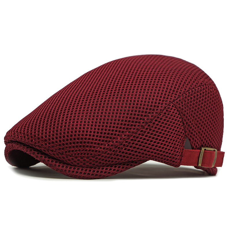 Casquette plate respirante avec sangle réglable