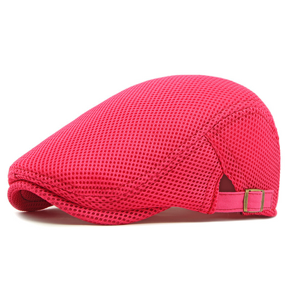 Casquette plate respirante avec sangle réglable