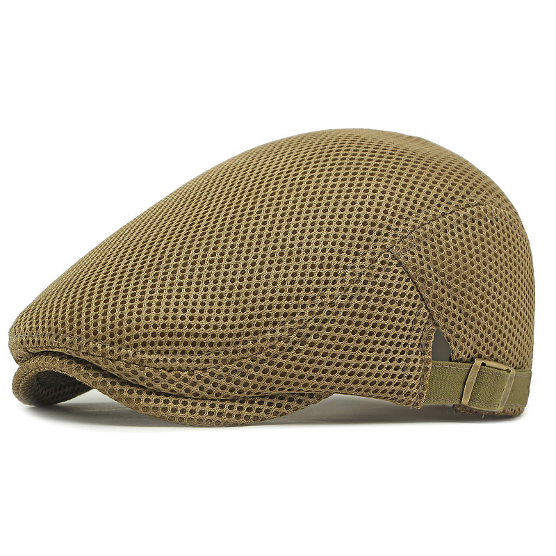 Casquette plate respirante avec sangle réglable