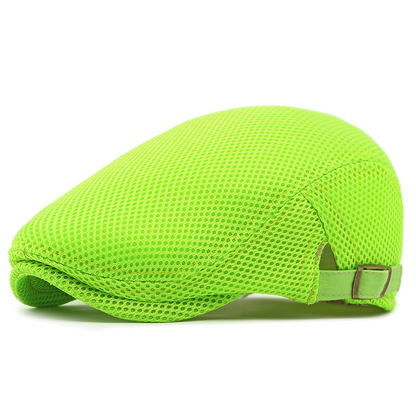 Casquette plate respirante avec sangle réglable