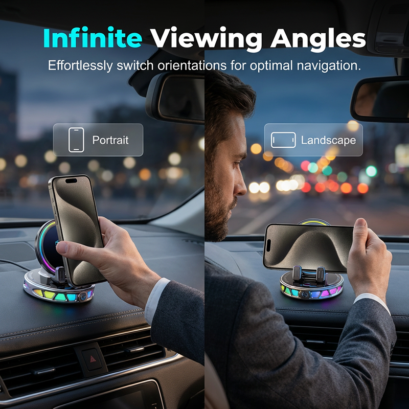 Support de téléphone de voiture RGB