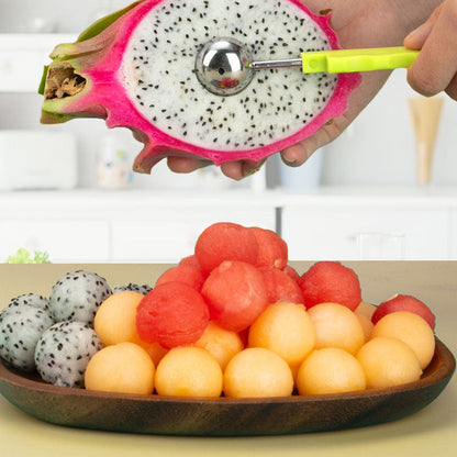 Set de cuillère et cuillère à melon 3-en-1 en acier inoxydable