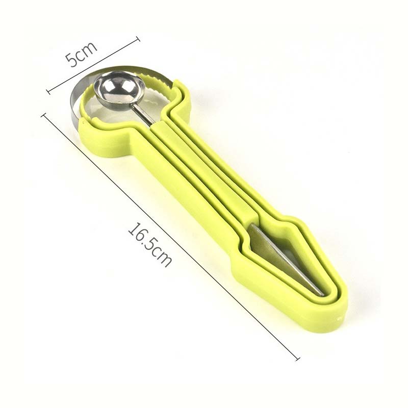 Set de cuillère et cuillère à melon 3-en-1 en acier inoxydable