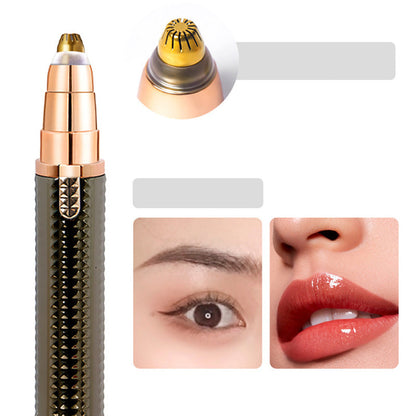 💈 Tondeuse à sourcils électrique 3-en-1 – Têtes interchangeables pour sourcils, visage et finitions – Design unisexe pour rester soigné n'importe où et n'importe quand