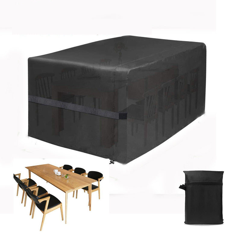 Housse imperméable pour meubles de jardin – En tissu Oxford 210D, résistante aux UV et coupe-vent