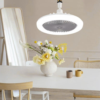 Ventilateur de plafond LED avec télécommande – Silencieux, 3 modes d'éclairage, économe en énergie 🌀