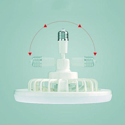 Ventilateur de plafond LED avec télécommande – Silencieux, 3 modes d'éclairage, économe en énergie 🌀