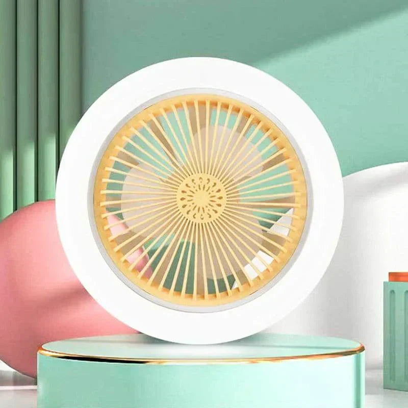 Ventilateur de plafond LED avec télécommande – Silencieux, 3 modes d'éclairage, économe en énergie 🌀