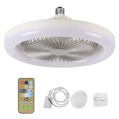 Ventilateur de plafond LED avec télécommande – Silencieux, 3 modes d'éclairage, économe en énergie 🌀