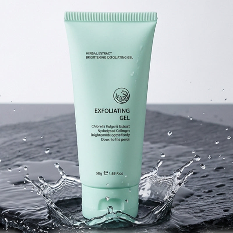 Gel exfoliant aux extraits de plantes