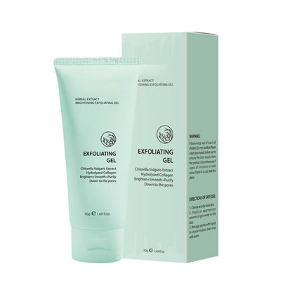 Gel exfoliant aux extraits de plantes