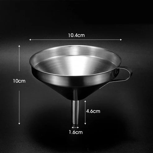 Entonnoir filtrant en acier inoxydable – Filtre à mailles fines gratuit inclus