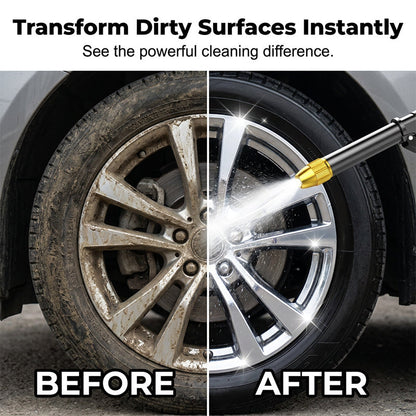 🏆 Nettoyeur haute pression / Jet haute pression 💦 Poignée ergonomique • Buse de pression – Lavage de voiture puissant 🚗 et arrosage du jardin 🌻 Facile et simple à utiliser ! 👍