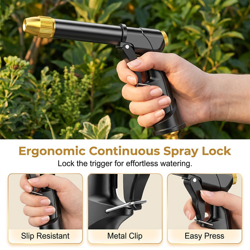 🏆 Nettoyeur haute pression / Jet haute pression 💦 Poignée ergonomique • Buse de pression – Lavage de voiture puissant 🚗 et arrosage du jardin 🌻 Facile et simple à utiliser ! 👍
