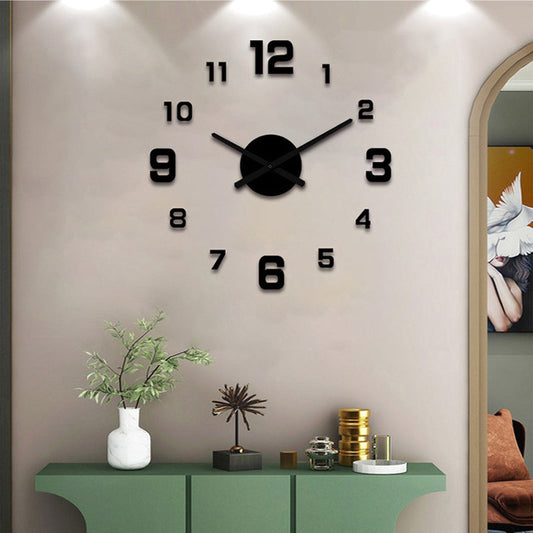 Kit d'horloge 3D flottante en acrylique DIY