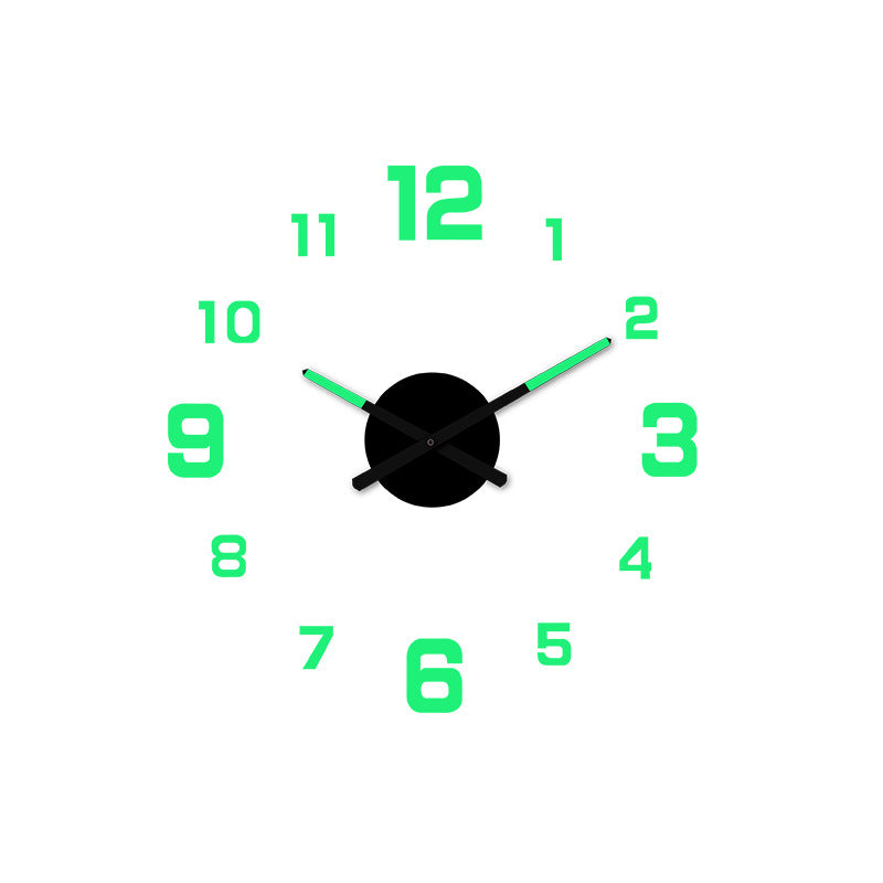 Kit d'horloge 3D flottante en acrylique DIY